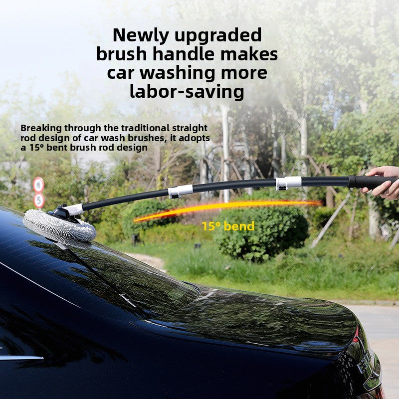 Telescopic Car Wash Brush with Soft Bristles