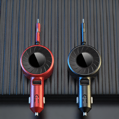 telescopic charging line car charger fast charge