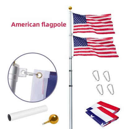 Telescopic Flagpole Aluminum Alloy Outdoor Display