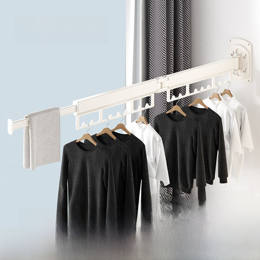 Telescopic Foldable Wall Mounted Drying Rack