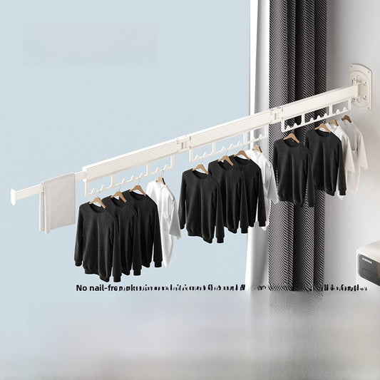 Telescopic Foldable Wall Mounted Drying Rack