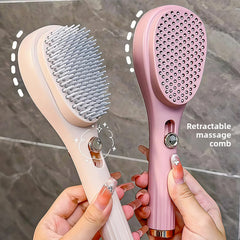 Telescopic comb beige pink