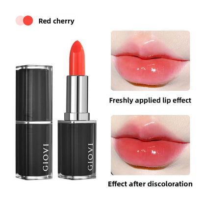 Temperature-changing lipstick
