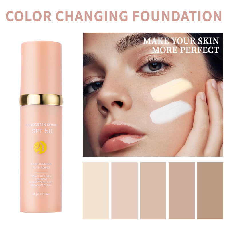 Temperature Changing Liquid Foundation