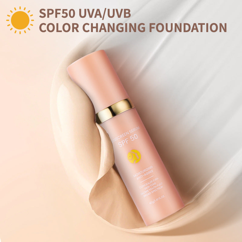 Temperature Changing Liquid Foundation