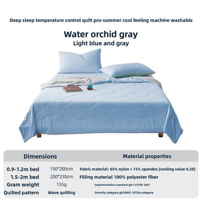 Temperature Regulating Ice Silk Quilt