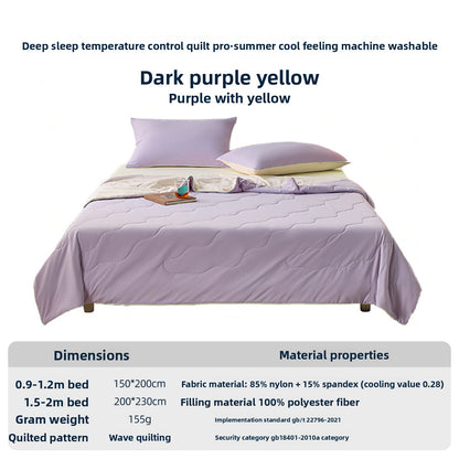 Temperature Regulating Ice Silk Quilt