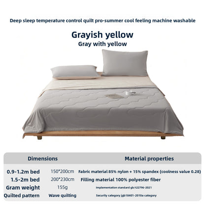 Temperature Regulating Ice Silk Quilt