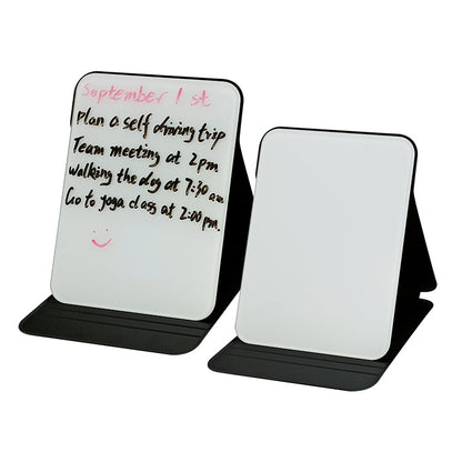 Tempered glass desktop whiteboard