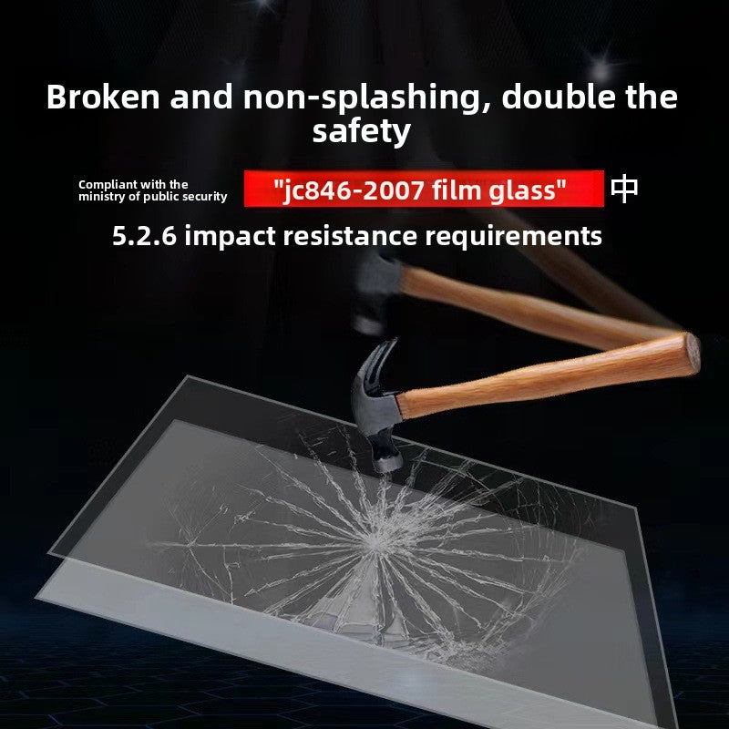Tempered Glass Explosion-Proof Safety Film for Bathroom Doors