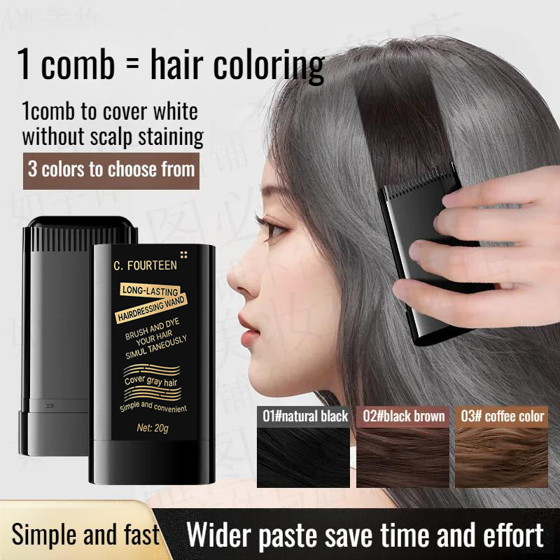 Temporary Hair Dye Stick for Gray Coverage