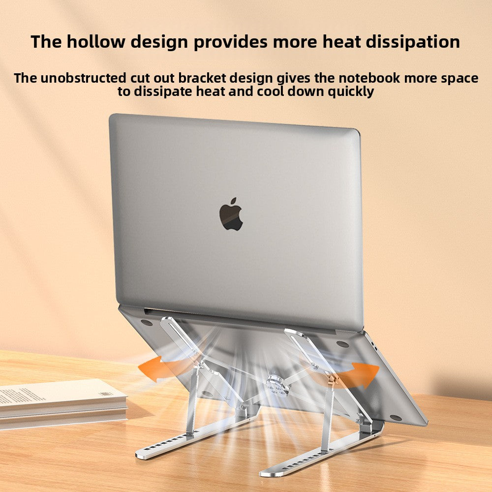 Ten-speed adjustable aluminum alloy laptop stand