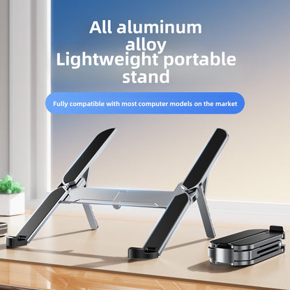 Ten-Stage Adjustable Aluminum Alloy Laptop Stand
