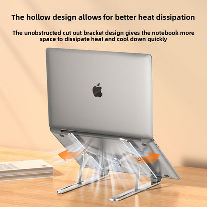 Ten-Stage Adjustable Aluminum Alloy Laptop Stand