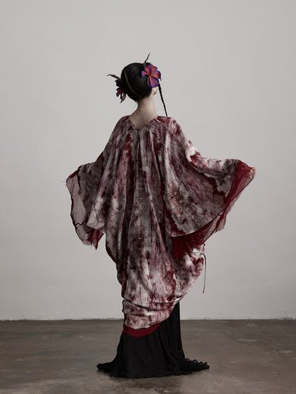 Tencel Batwing Sleeve Cardigan
