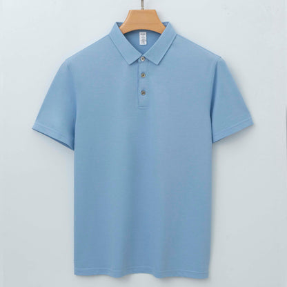 Tencel Draped No-Iron Polo Shirt