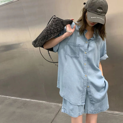Tencel Imitation Denim suit