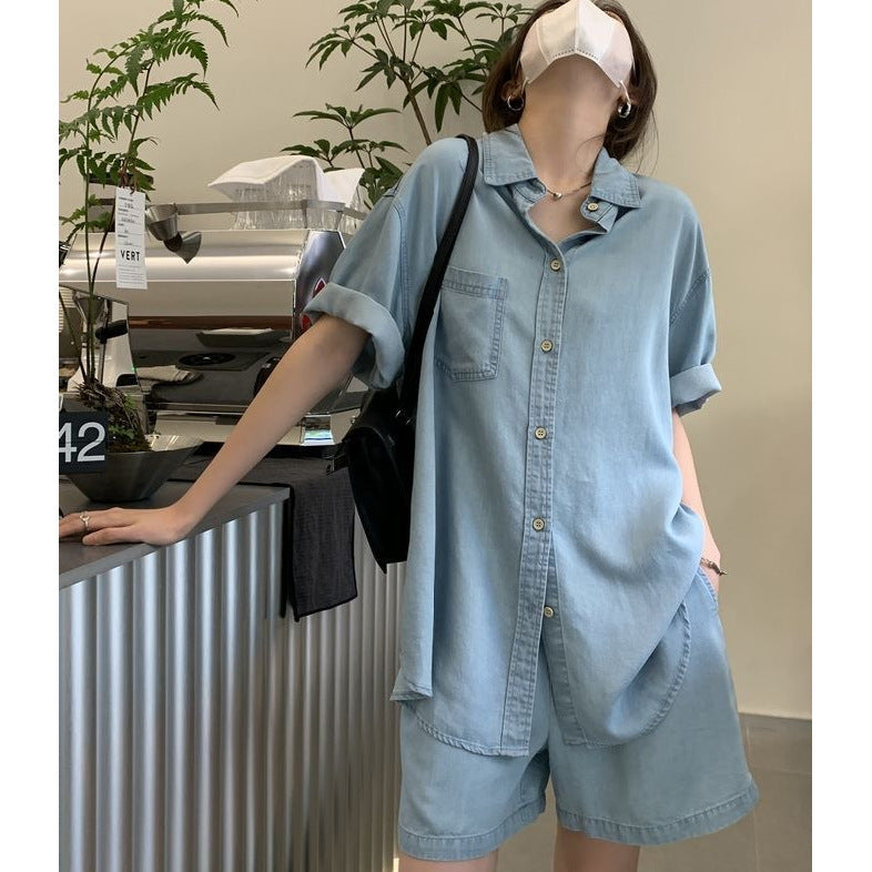 Tencel Imitation Denim suit