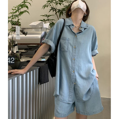Tencel Imitation Denim suit
