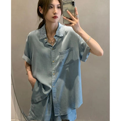Tencel Imitation Denim suit