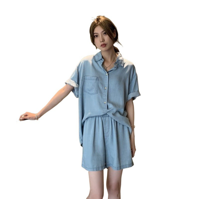Tencel Imitation Denim suit