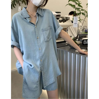 Tencel Imitation Denim suit