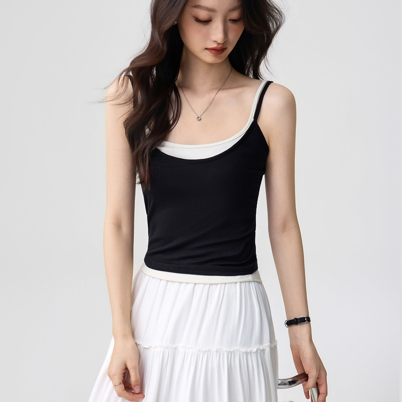 Tencel Lyocell Womens Camisole with Back Design