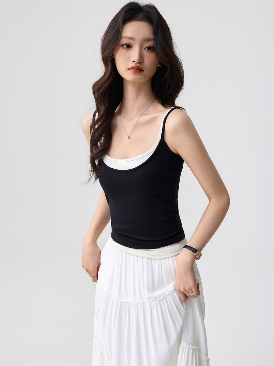 Tencel Lyocell Womens Camisole with Back Design