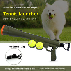 Ball launcher with 2 balls green