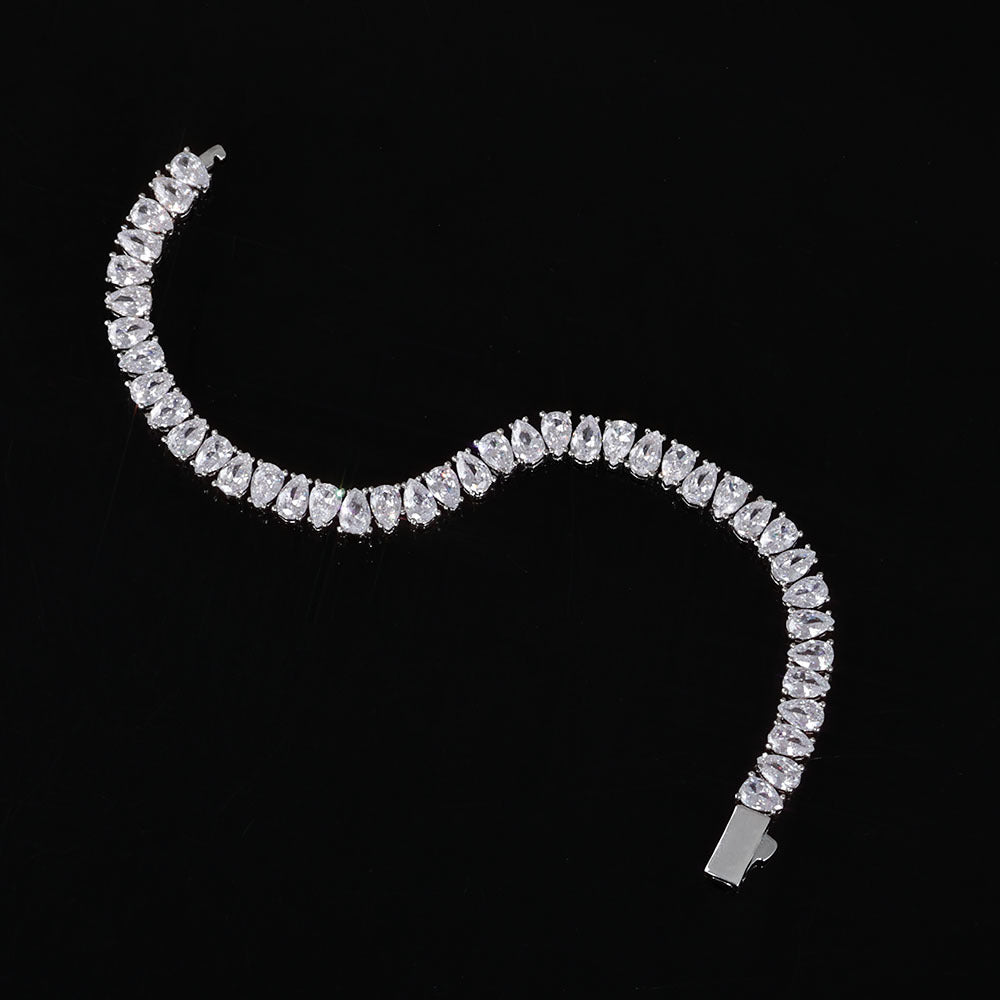 Tennis Chain Necklace Bracelet Set