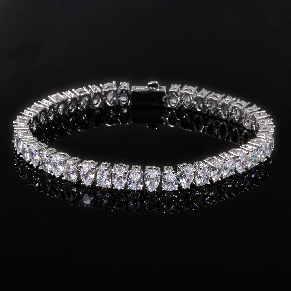 Tennis Chain Necklace Bracelet Set