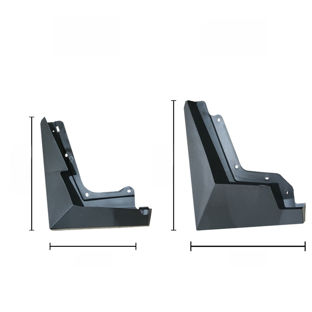Tesla Cybertruck Tire Mudguards PP Black