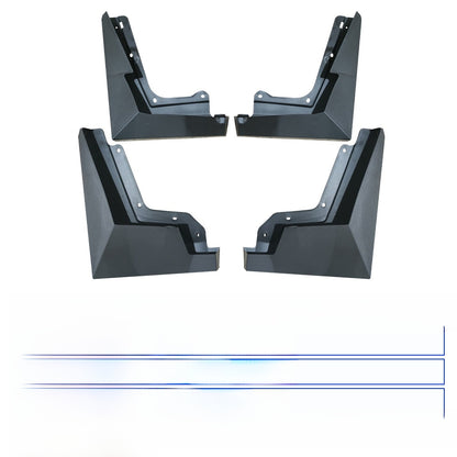 Tesla Cybertruck Tire Mudguards PP Black