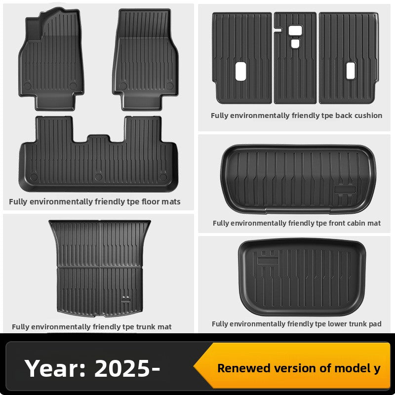 Tesla Model 3/Y Custom Fit TPE All-Weather Floor Mats