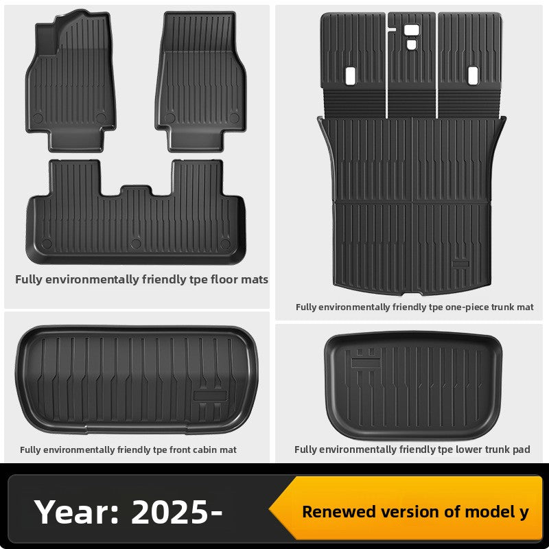 Tesla Model 3/Y Custom Fit TPE All-Weather Floor Mats