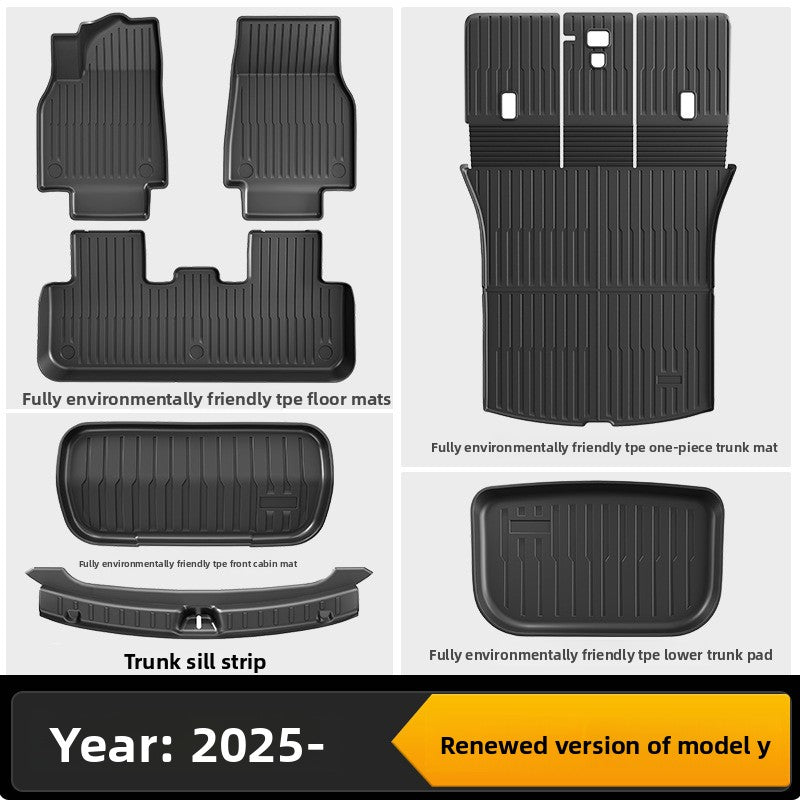 Tesla Model 3/Y Custom Fit TPE All-Weather Floor Mats