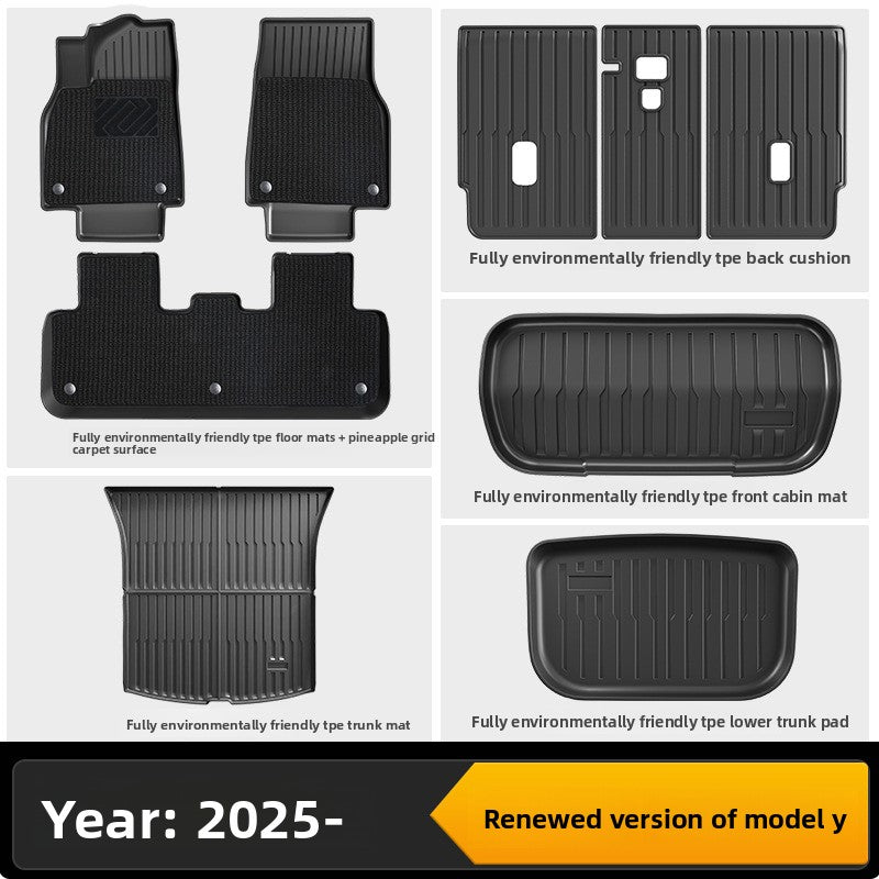 Tesla Model 3/Y Custom Fit TPE All-Weather Floor Mats