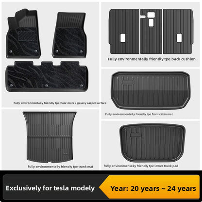 Tesla Model 3/Y Custom Fit TPE All-Weather Floor Mats