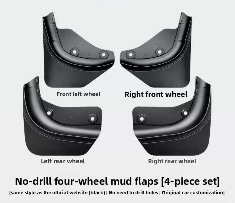 Tesla Model 3/Y Mudguard Set