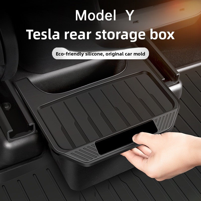 Tesla Model Y Rear Storage Organizer Box