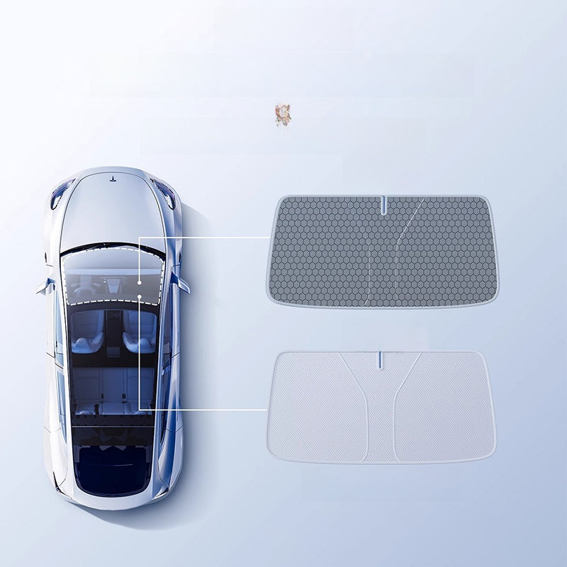 Tesla Sunroof Sunshade Graphene Heat Insulation