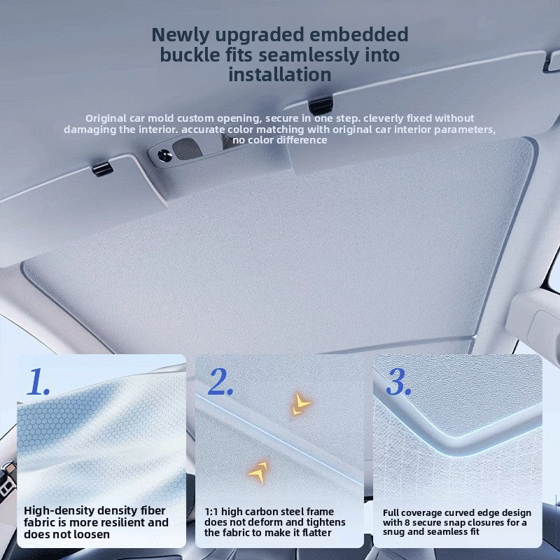 Tesla Sunroof Sunshade Graphene Heat Insulation