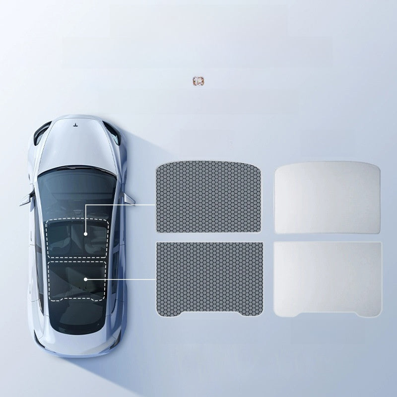 Tesla Sunroof Sunshade Graphene Heat Insulation
