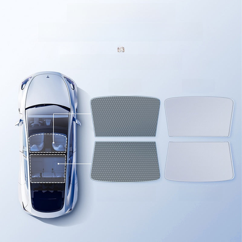 Tesla Sunroof Sunshade Graphene Heat Insulation