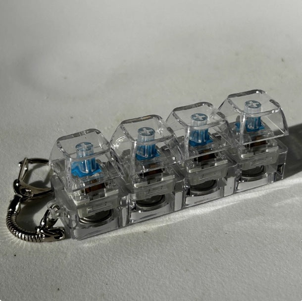 Test shaft pressure relief keychain