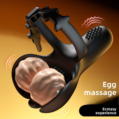 Testicle locking sperm ring