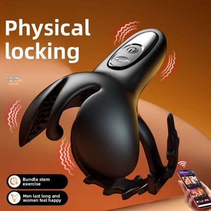 Testicle locking sperm ring