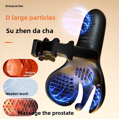 Testicle locking sperm ring