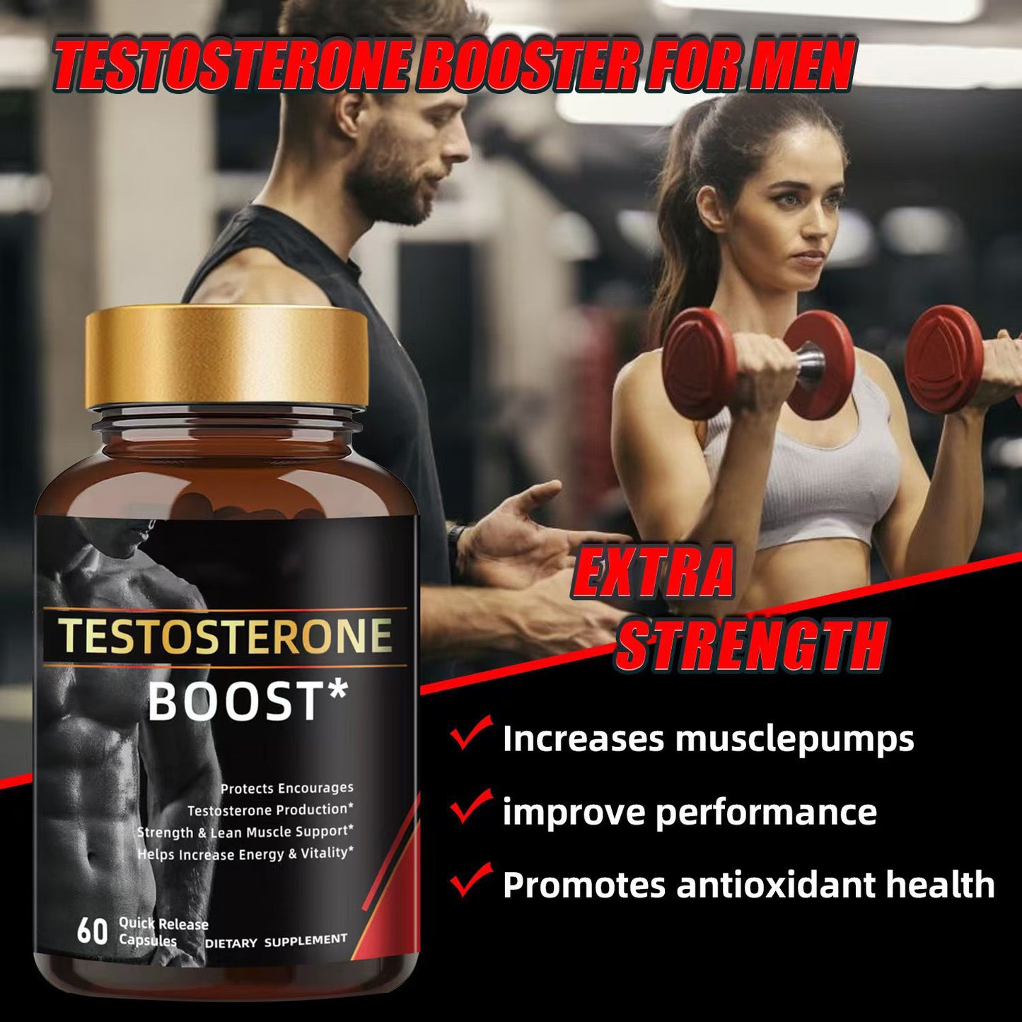 Testosterone Capsules Supplement