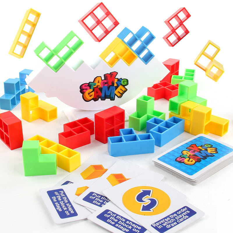 Tetris Stacking Puzzle Building Blocks
